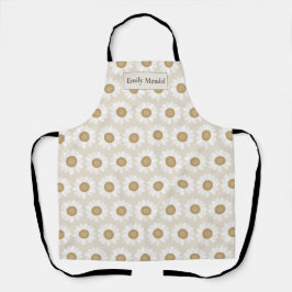 Delantal Enraizada y floreciendo – Manzanilla beige
