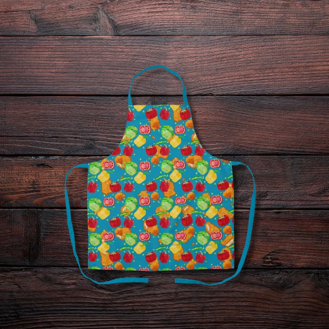 Delantal Ensalada crujiente azul verde azulado (Subido por el creador)