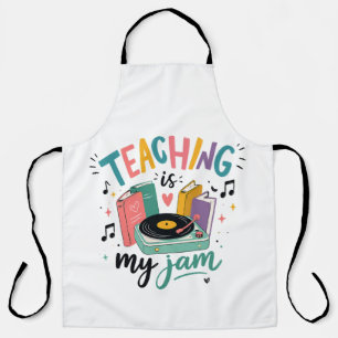 Delantal Enseñar Retro Es Mi Pasatiempo Disco de Vinilo Pro