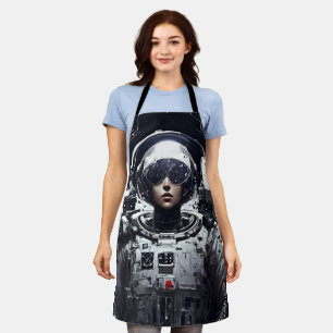 Delantal Entrar en el Cosmos con nuestro Chica astronauta