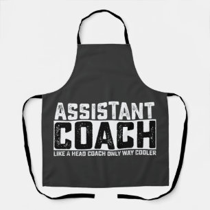 Delantal Entrenador Asistente Como Un Entrenador Principal