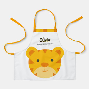 Delantal Entrenamiento de gran Personalizado TIGER Zoo Keep