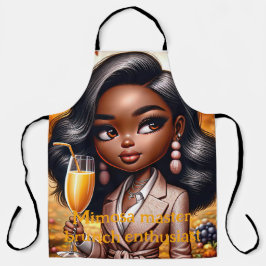 Delantal Entusiasta de Mimosa: Jefes de Brunch