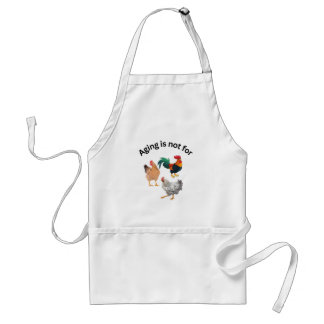 Delantal Envejecer no es para gallinas. pollos, humor, dive