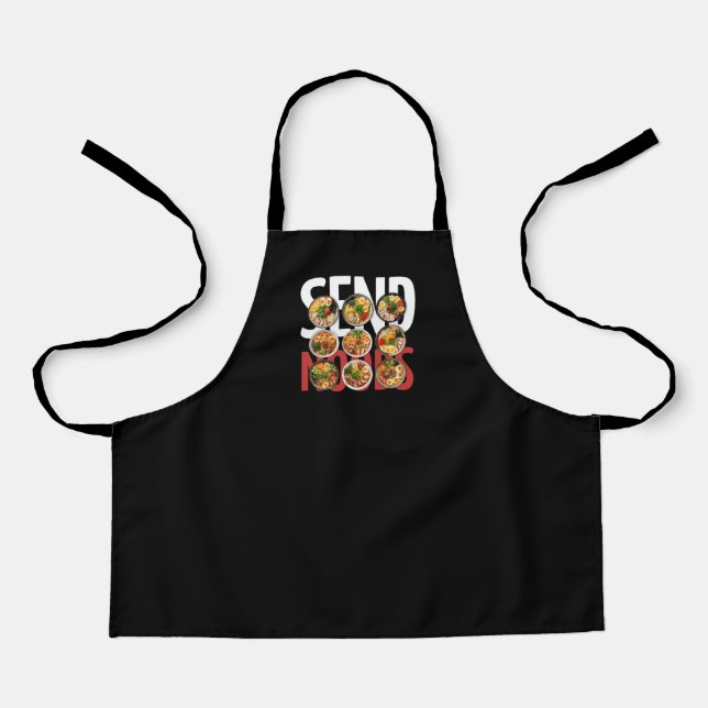 Delantal Enviar Fideos  (Anverso)