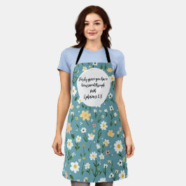 Delantal Ephesians 2:8 Christian Apron