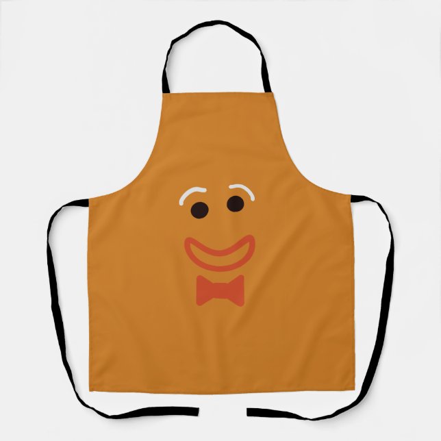 Delantal Epic Gingerbread Man Face Fun Fun Cookie Navidades (Anverso)
