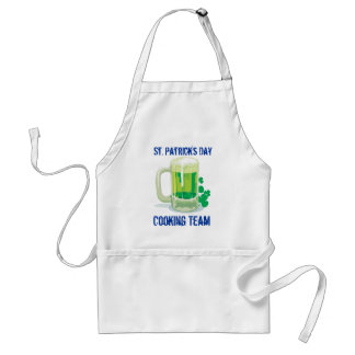 Delantal Equipo de bebidas de personalizable St Patricks