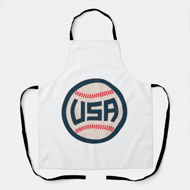Delantal Equipo de Béisbol de EE. UU. (Anverso)