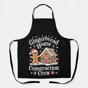 Delantal Equipo de Construcción de Casa de Pan de Jengibre