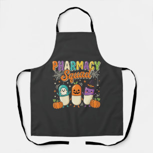 Delantal Equipo de Farmacia Diseño de Pastillas Fantasmales