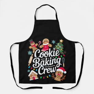 Delantal Equipo de Horneado de Galletas Navidad Pan de Jeng