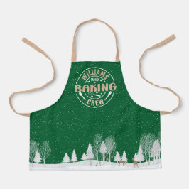 Delantal Equipo de hornear de familia personalizado, Apron 