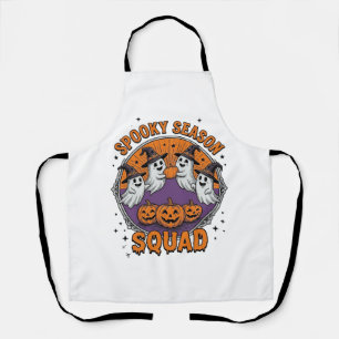 Delantal Equipo de la temporada espeluznante camiseta de Ha