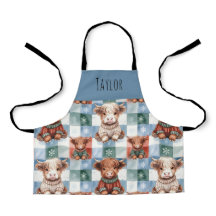 Equipo de Navidad de Vaca de las Tierras Altas Per