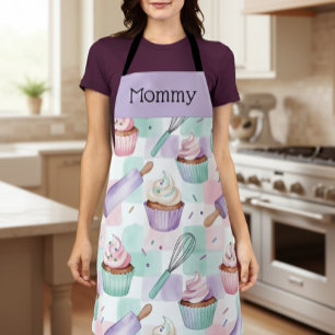 Delantal Equipo de repostería de magdalenas personalizadas