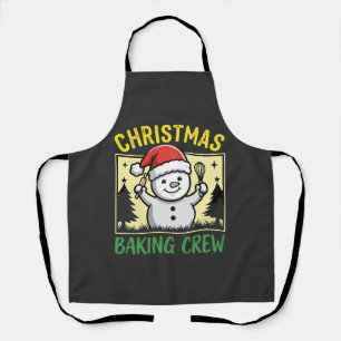 Delantal Equipo de Repostería Navideña Muñeco de Nieve Fies