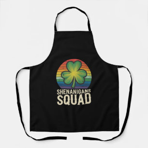 Delantal Equipo de Shenanigans para el Día de San Patricio