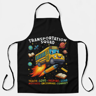 Delantal Equipo de Transporte Conductor de Autobús Escolar