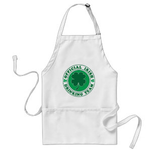 Delantal Equipo irlandés de bebidas/Día de San Patricio