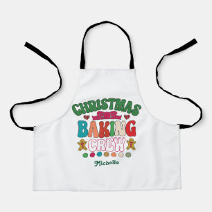 Delantal Equipo Retro de Repostería Navideña para Niños