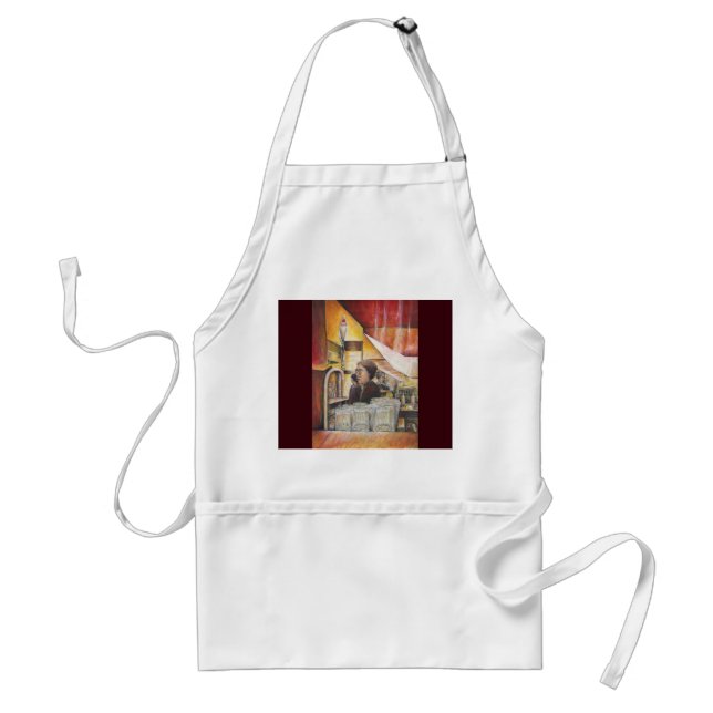 Delantal Equivalente luminoso de emociones apasionadas (Frente)