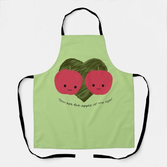 Delantal Eres la Apple de mi ojo (Anverso)