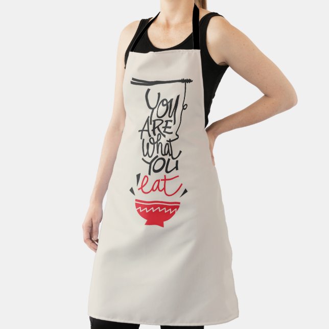 Delantal Eres lo que comes (in situ)