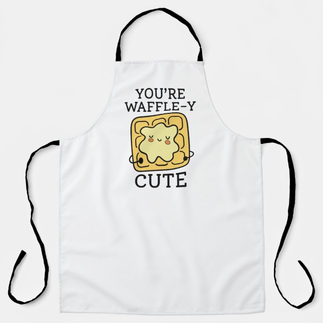 Delantal Eres Waffle-Y Cute (Anverso)