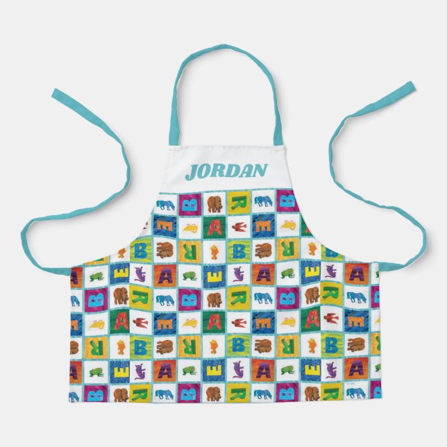 Delantal Eric Carle | B es para el Oso (Anverso)