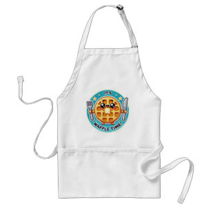 Delantal ¡Es el momento de la gofre! Funny Kawaii Kitchen A