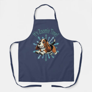Delantal Es el montón de tiempo basset de Zoomie