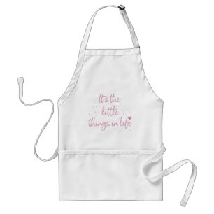 Delantal Es-el-pequeño-Things-in-Life-cito-Pink
