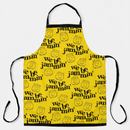 Delantal Es gracioso que estemos sonriendo frascos de baile