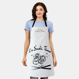 Delantal Es hora de sushi, sushi