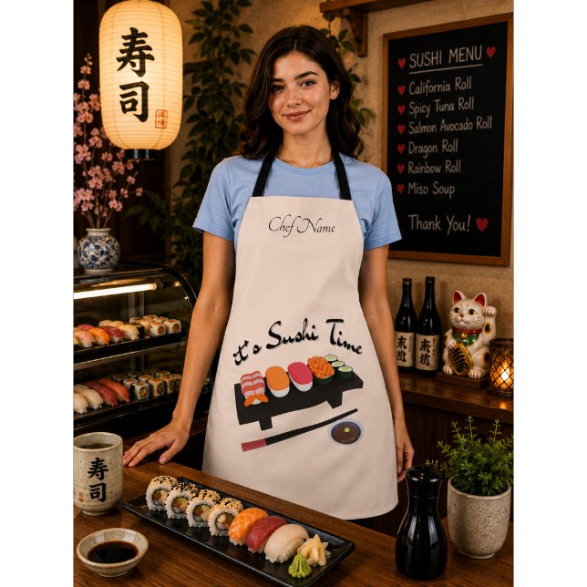 Delantal Es hora de Sushi, Sushi  (Subido por el creador)