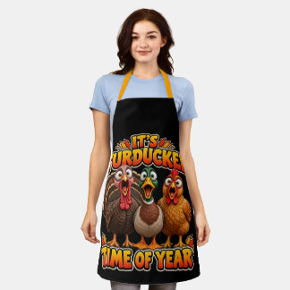 Delantal Es la época del año de Turducken.
