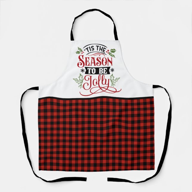 Delantal Es la temporada de Navidad (Anverso)