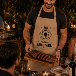 Delantal Es Lo Que Hago Fumo Carne Y Sé Cosas Divertidas 