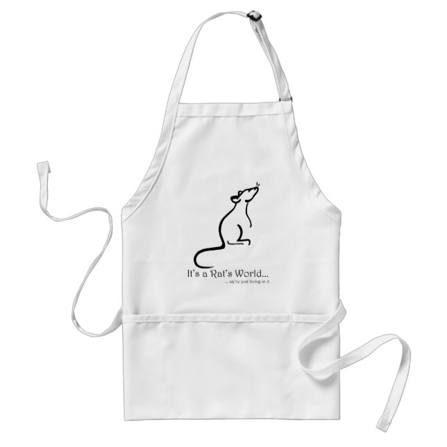 Delantal Es un Apron Mundial de Rat (Frente)