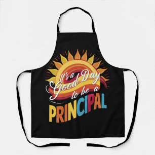 Delantal Es un buen día para ser director de regreso a la e