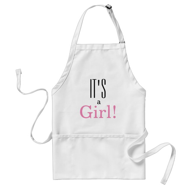 Delantal ¡Es un Chica! Kitchen Apron (Frente)