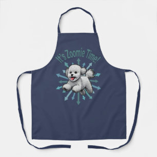 Delantal Es Zoomie Time Bichon Frise