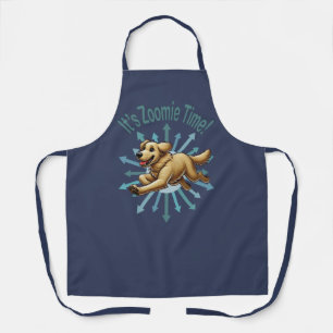 Delantal Es Zoomie Time Golden Retriever