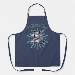 Delantal Es Zoomie Time Miniature Schnauzer