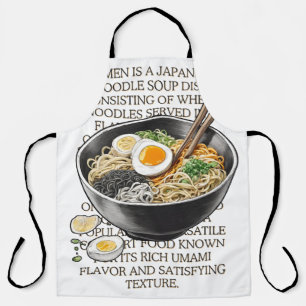 Delantal Esbozo vintage de Ramen por CallisC Arts ⭐ ⭐ ⭐ ⭐ ⭐