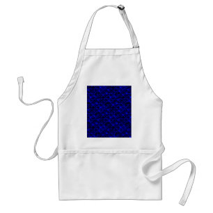 Delantal Escalas de sirena azul oscuro