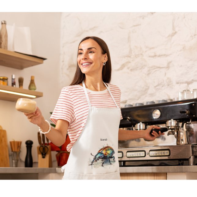 Delantal Escarabajo irlandés en acuarela, personalizado (Subido por el creador)