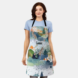 Delantal Escena de la naturaleza de Apron de impresión comp