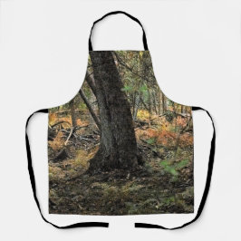 Delantal Escenario forestal de otoño
